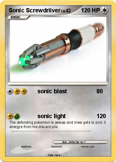 Pokemon Sonic Screwdriiver
