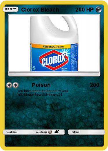 Pokemon Clorox Bleach