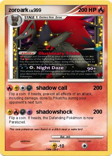 Pokemon zoroark