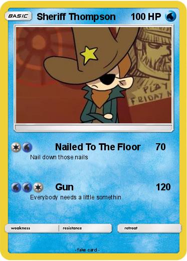 Pokemon Sheriff Thompson