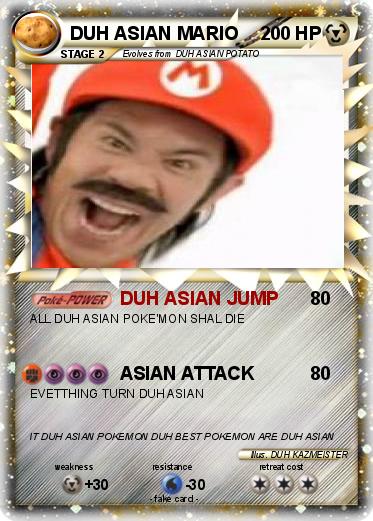 Pokemon DUH ASIAN MARIO