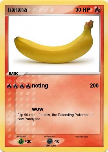 Pokemon banana