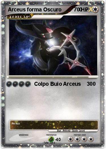Pokemon Arceus forma Oscuro            0