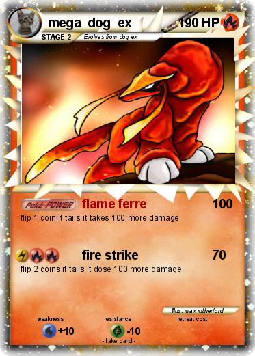 Pokemon mega  dog  ex
