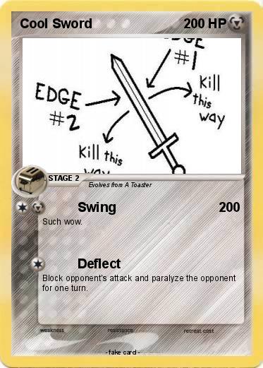 Pokemon Cool Sword