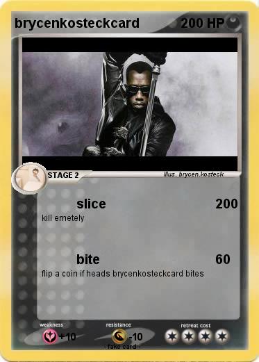 Pokemon brycenkosteckcard