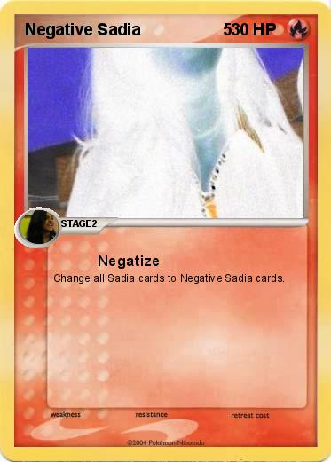 Pokemon Negative Sadia                  5