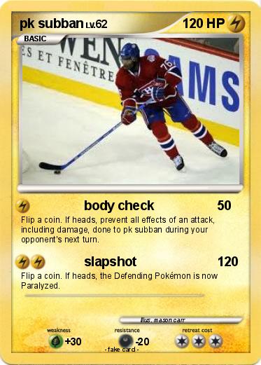 Pokemon pk subban