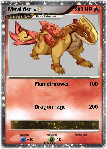 Pokemon Metal fist