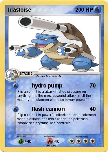 Pokemon blastoise
