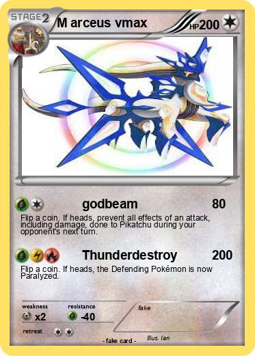 Pokemon M arceus vmax Pokemon M arceus vmax