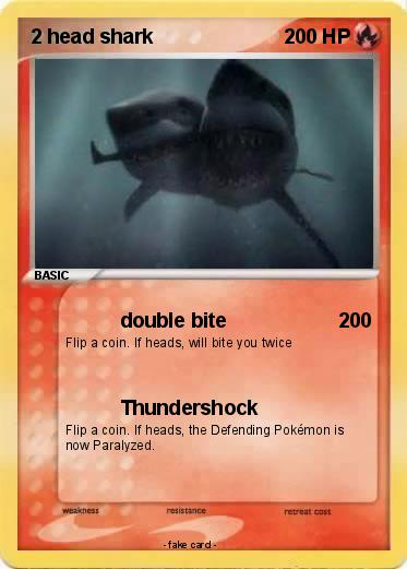 Pokemon 2 head shark