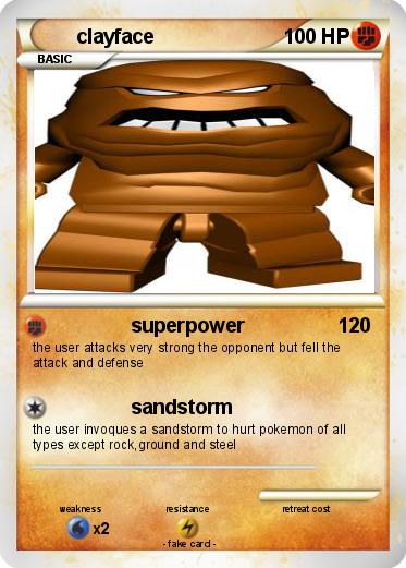 Pokemon clayface