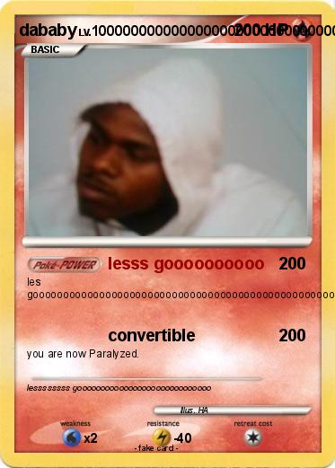 Pokemon dababy