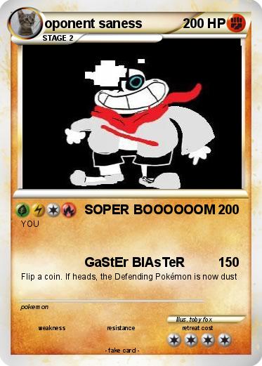 Pokemon oponent saness