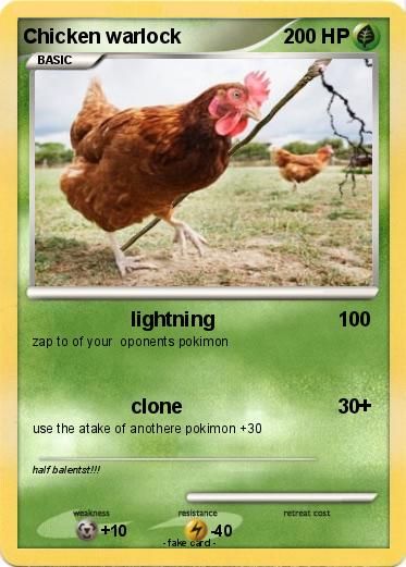 Pokemon Chicken warlock