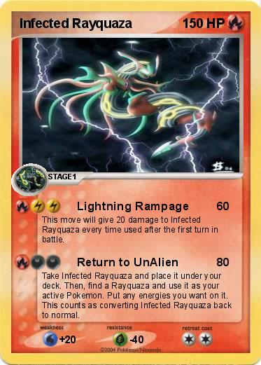 Pokemon Infected Rayquaza 