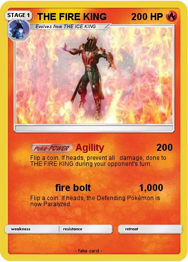 Pokemon THE FIRE KING