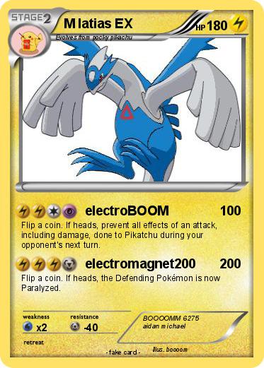 Pokemon M latias EX