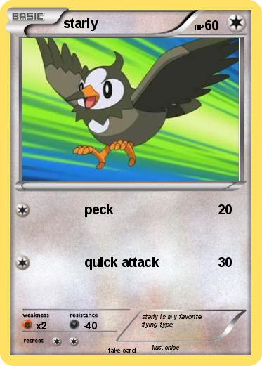 Pokemon starly