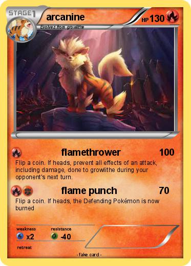 Pokemon arcanine