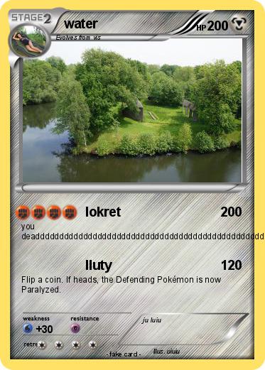Pokemon water