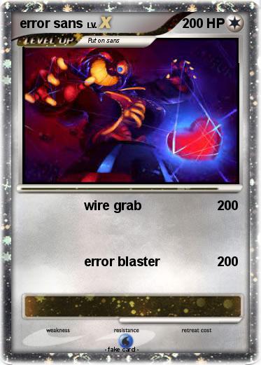 Pokemon error sans