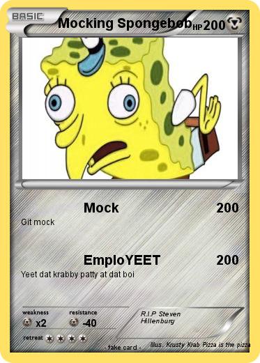 Pokemon Mocking Spongebob
