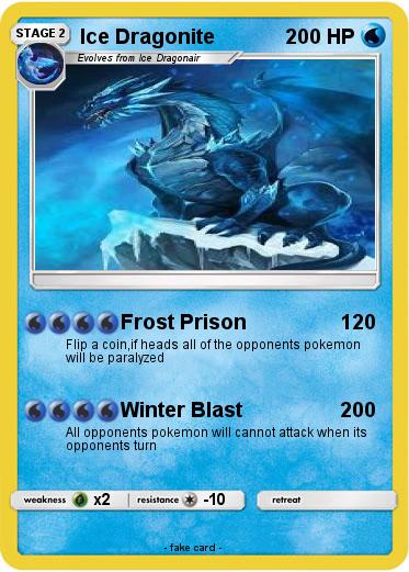 Pokemon Ice Dragonite