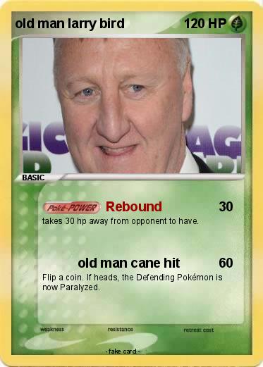 Pokemon old man larry bird