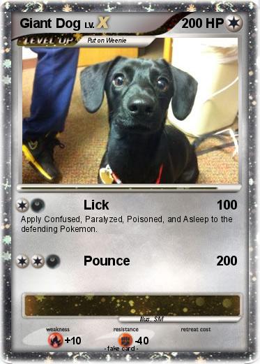 Pokemon Giant Dog