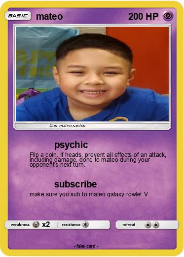 Pokemon mateo