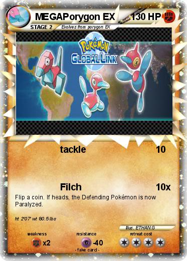 Pokemon MEGAPorygon EX