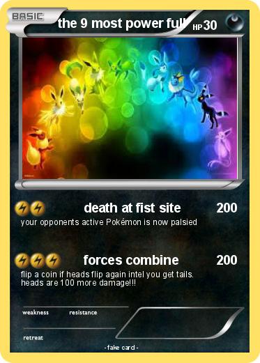 Pokemon the 9 most power full