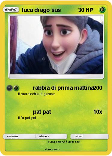 Pokemon luca drago sus