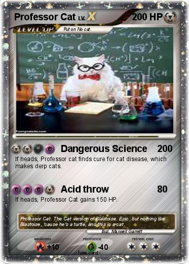 Pokemon Professor Cat
