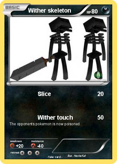 Pokemon Wither skeleton