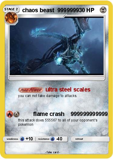 Pokemon chaos beast  9999999