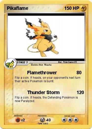Pokemon Pikaflame