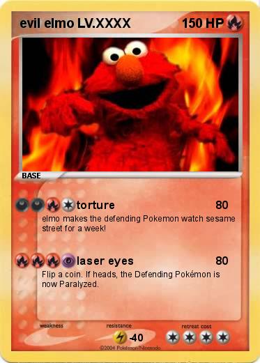 Pokemon evil elmo LV.XXXX