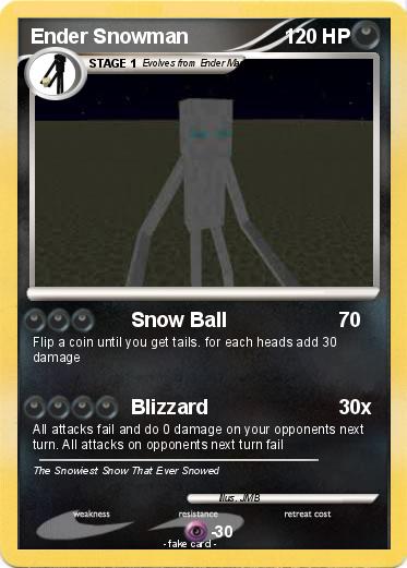 Pokemon Ender Snowman