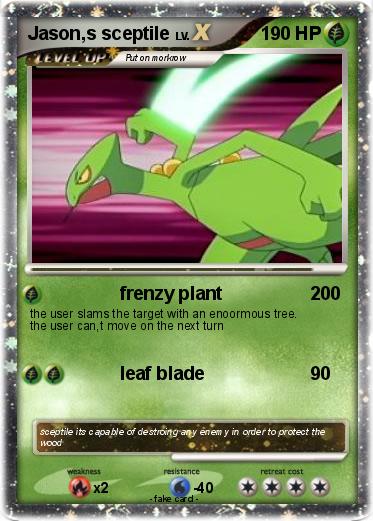 Pokemon Jason,s sceptile