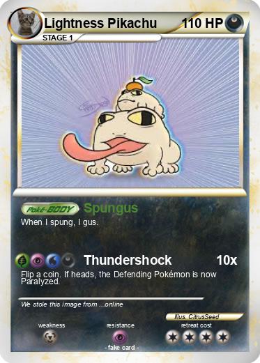 Pokemon Lightness Pikachu