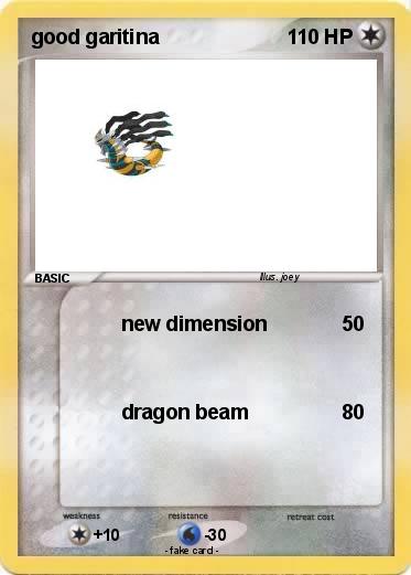 Pokemon good garitina