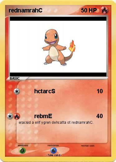 Pokemon rednamrahC