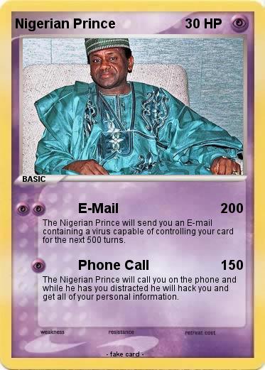 Pokemon Nigerian Prince