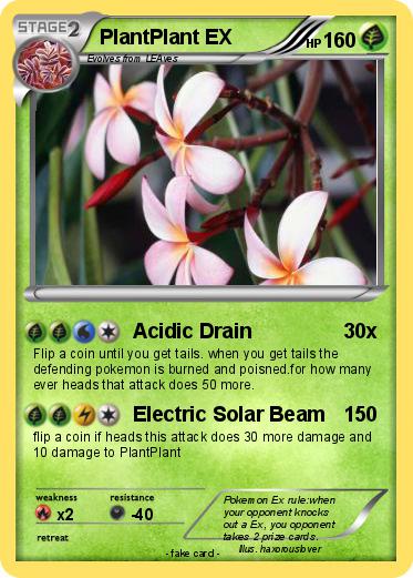 Pokemon PlantPlant EX