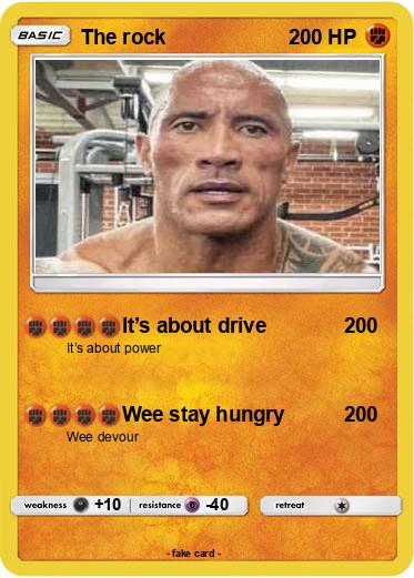 Pokemon The rock