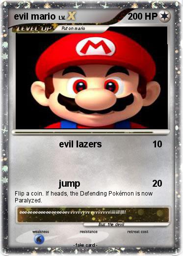 Pokemon evil mario