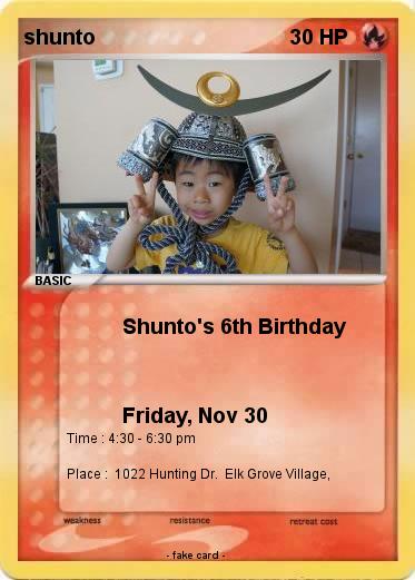 Pokemon shunto